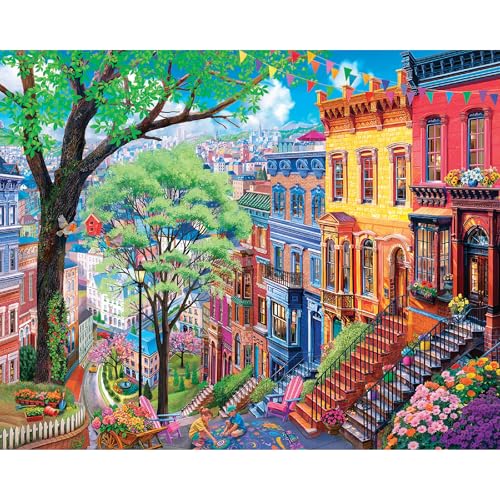 White Mountain Spring in The City Puzzle 1000 Teile Saisonale Puzzles für Familien White Mountain Spring in The City Puzzle 1000 Teile Saisonale Puzzles für Familien von White Mountain