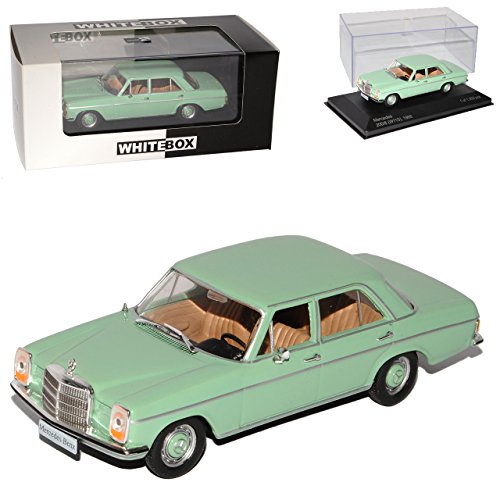 Whitebox Mercedes-Benz 200/8 Strich Acht Limousine Grün W114 W115 1967-1976 1/43 Modell Auto von Whitebox