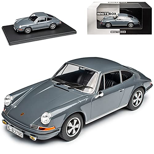 Whitebox Porsche 911 S Urmodell Coupe Grau 1963-1973 1/24 Modell Auto von Whitebox