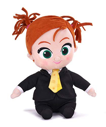 Boss Baby 2 Family Business Plüsch Figur weiche Puppe 28 cm Neue Edition | Boss oder Tina Spielzeug Film 2021 Cartoon Action Figuren Original Kuscheltier Puppen für Kinder Geburtstag Geschenk (Tina) von Whitehouse