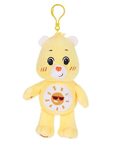 Glücksbärchis Care Bears Bagclip Plüsch Schlüssel-Anhänger 6 versch. Figuren, 14 cm ORIGINAL Kuscheltier - Unlock The Magic - super weicher Teddybär für Ranzen Rucksack Tasche (Sonnenscheinbärchi) Glücksbärchis Care Bears Bagclip Plüsch Schlüssel-Anhänger 6 versch. Figuren, 14 cm ORIGINAL Kuscheltier - Unlock The Magic - super weicher Teddybär für Ranzen Rucksack Tasche (Sonnenscheinbärchi) von MINIONS