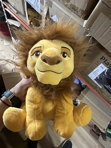 König der Löwen Kuscheltier Spielzeug 24-30 cm, 5 versch. Figuren Simba jung oder erw., Nala, Timon o. Pumbaa, ORIGINAL Disney The Lion King 2021 super weich Plüschtier Stofftier (Simba - erwachsen) von MINIONS