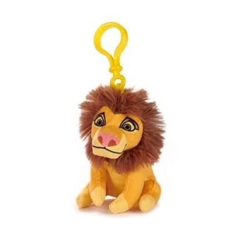 Whitehouse König der Löwen Bagclip Plüsch 11 cm Schlüssel-Anhänger 5 versch. Figuren, ORIGINAL The Lion King Kuscheltier - super weiches Plüschtier für Ranzen Rucksack Tasche (Simba - erwachsen) von Whitehouse