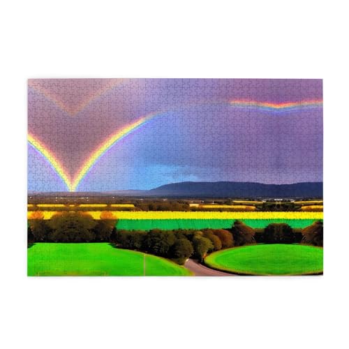Jigsaw Puzzles1000 Teile Whjdpp Abend Regenbogen Bild Pädagogische Intellektuelle Holzpuzzles Lustige Puzzles Stressabbau Spiel Jigsaw Puzzles1000 Teile Whjdpp Abend Regenbogen Bild Pädagogische Intellektuelle Holzpuzzles Lustige Puzzles Stressabbau Spiel von Whjdpp