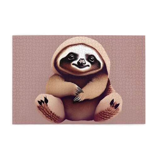 Jigsaw Puzzles1000 Teile Whjdpp Baby Faultier Bild Pädagogische Intellektuelle Holzpuzzles Lustige Puzzles Stressabbau Spiel Jigsaw Puzzles1000 Teile Whjdpp Baby Faultier Bild Pädagogische Intellektuelle Holzpuzzles Lustige Puzzles Stressabbau Spiel von Whjdpp