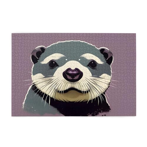 Jigsaw Puzzles1000 Teile Whjdpp Clawed Otter Bild Pädagogische Intellektuelle Holzpuzzles Lustige Puzzles Stressabbau Spiel Jigsaw Puzzles1000 Teile Whjdpp Clawed Otter Bild Pädagogische Intellektuelle Holzpuzzles Lustige Puzzles Stressabbau Spiel von Whjdpp