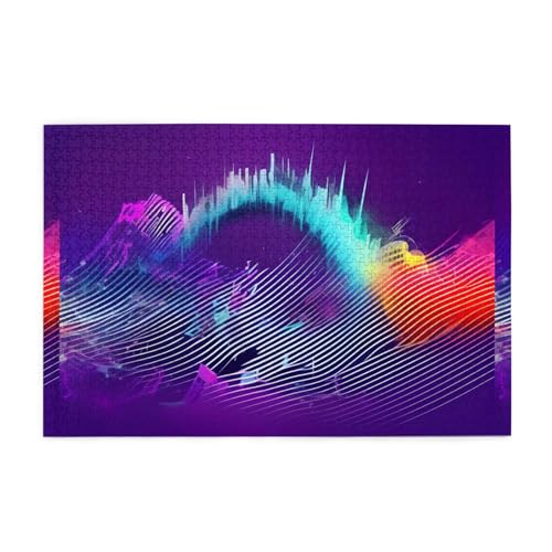 Jigsaw Puzzles1000 Teile Whjdpp Coole Musik Klangwelle Bild Pädagogische Intellektuelle Holzpuzzles Lustige Puzzles Stressabbau Spiel Jigsaw Puzzles1000 Teile Whjdpp Coole Musik Klangwelle Bild Pädagogische Intellektuelle Holzpuzzles Lustige Puzzles Stressabbau Spiel von Whjdpp