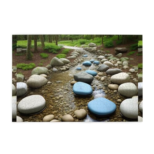 Jigsaw Puzzles1000 Teile Whjdpp Creek Steine Bild Pädagogische Intellektuelle Holzpuzzles Lustige Puzzles Stressabbau Spiel Jigsaw Puzzles1000 Teile Whjdpp Creek Steine Bild Pädagogische Intellektuelle Holzpuzzles Lustige Puzzles Stressabbau Spiel von Whjdpp
