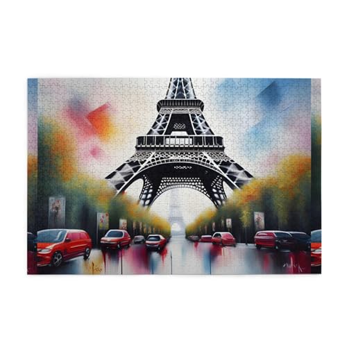 Jigsaw Puzzles1000 Teile Whjdpp Eiffelturm Paris Malerei Bild Pädagogische Intellektuelle Holzpuzzles Lustige Puzzles Stressabbau Spiel Jigsaw Puzzles1000 Teile Whjdpp Eiffelturm Paris Malerei Bild Pädagogische Intellektuelle Holzpuzzles Lustige Puzzles Stressabbau Spiel von Whjdpp