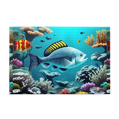 Jigsaw Puzzles1000 Teile Whjdpp Fische in der Tiefsee Bild Pädagogische Intellektuelle Holzpuzzles Lustige Puzzles Stressabbau Spiel Jigsaw Puzzles1000 Teile Whjdpp Fische in der Tiefsee Bild Pädagogische Intellektuelle Holzpuzzles Lustige Puzzles Stressabbau Spiel von Whjdpp