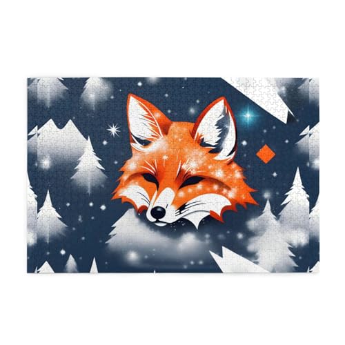 Jigsaw Puzzles1000 Teile Whjdpp Fuchs Schnee Bild Pädagogische Intellektuelle Holzpuzzles Lustige Puzzles Stressabbau Spiel Jigsaw Puzzles1000 Teile Whjdpp Fuchs Schnee Bild Pädagogische Intellektuelle Holzpuzzles Lustige Puzzles Stressabbau Spiel von Whjdpp