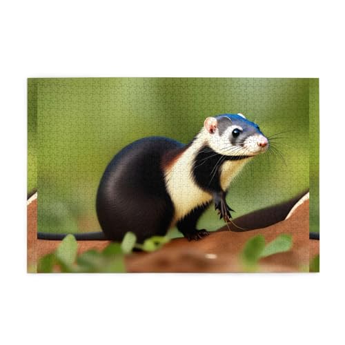 Jigsaw Puzzles1000 Teile Whjdpp Futtersuche Frettchen Bild Pädagogische Intellektuelle Holzpuzzles Lustige Puzzles Stressabbau Spiel Jigsaw Puzzles1000 Teile Whjdpp Futtersuche Frettchen Bild Pädagogische Intellektuelle Holzpuzzles Lustige Puzzles Stressabbau Spiel von Whjdpp