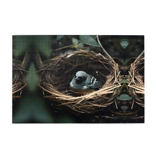 Jigsaw Puzzles1000 Teile Whjdpp Little Bird Nest Bild Pädagogische Intellektuelle Holzpuzzles, lustige Puzzles, Stressabbau-Spiel Jigsaw Puzzles1000 Teile Whjdpp Little Bird Nest Bild Pädagogische Intellektuelle Holzpuzzles, lustige Puzzles, Stressabbau-Spiel von Whjdpp