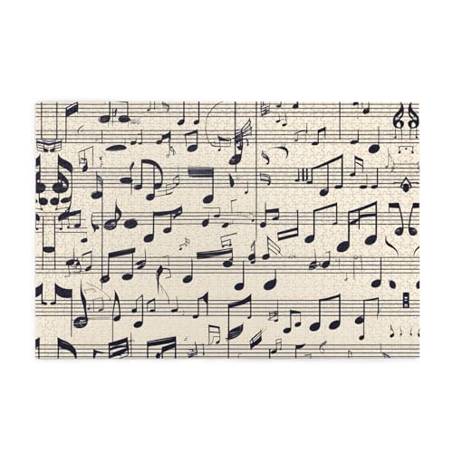 Jigsaw Puzzles1000 Teile Whjdpp Musiknoten Druck Bild Pädagogische Intellektuelle Holzpuzzles Lustige Puzzles Stressabbau Spiel Jigsaw Puzzles1000 Teile Whjdpp Musiknoten Druck Bild Pädagogische Intellektuelle Holzpuzzles Lustige Puzzles Stressabbau Spiel von Whjdpp