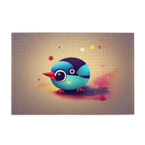 Jigsaw Puzzles1000 Teile Whjdpp Niedlicher kleiner Vogel Bild Pädagogische Intellektuelle Holzpuzzles, lustige Puzzles, Stressabbau-Spiel Jigsaw Puzzles1000 Teile Whjdpp Niedlicher kleiner Vogel Bild Pädagogische Intellektuelle Holzpuzzles, lustige Puzzles, Stressabbau-Spiel von Whjdpp