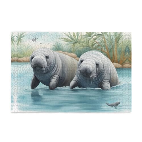Jigsaw Puzzles1000 Teile Whjdpp Seekuh Tiere Bild Pädagogische Intellektuelle Holzpuzzles Lustige Puzzles Stressabbau Spiel Jigsaw Puzzles1000 Teile Whjdpp Seekuh Tiere Bild Pädagogische Intellektuelle Holzpuzzles Lustige Puzzles Stressabbau Spiel von WHJDPP