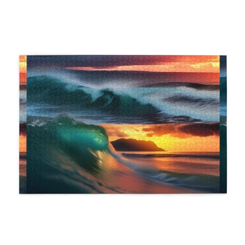 Jigsaw Puzzles1000 Teile Whjdpp Strand Maui Hawaii Sonnenuntergang Meer Wellen Wolken Bild Pädagogische Intellektuelle Holzpuzzles Lustige Puzzles Stressabbau Spiel Jigsaw Puzzles1000 Teile Whjdpp Strand Maui Hawaii Sonnenuntergang Meer Wellen Wolken Bild Pädagogische Intellektuelle Holzpuzzles Lustige Puzzles Stressabbau Spiel von Whjdpp