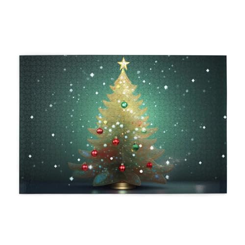 Jigsaw Puzzles1000 Teile Whjdpp Weihnachtsbaum Xmas Glitzerndes Bild Pädagogische Intellektuelle Holzpuzzles, lustige Puzzles, Stressabbau-Spiel Jigsaw Puzzles1000 Teile Whjdpp Weihnachtsbaum Xmas Glitzerndes Bild Pädagogische Intellektuelle Holzpuzzles, lustige Puzzles, Stressabbau-Spiel von Whjdpp