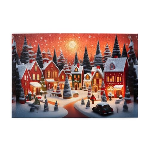 Jigsaw Puzzles1000 Teile Whjdpp Weihnachtsdorf Bild Pädagogische Intellektuelle Holzpuzzles Lustige Puzzles Stressabbau Spiel Jigsaw Puzzles1000 Teile Whjdpp Weihnachtsdorf Bild Pädagogische Intellektuelle Holzpuzzles Lustige Puzzles Stressabbau Spiel von Whjdpp