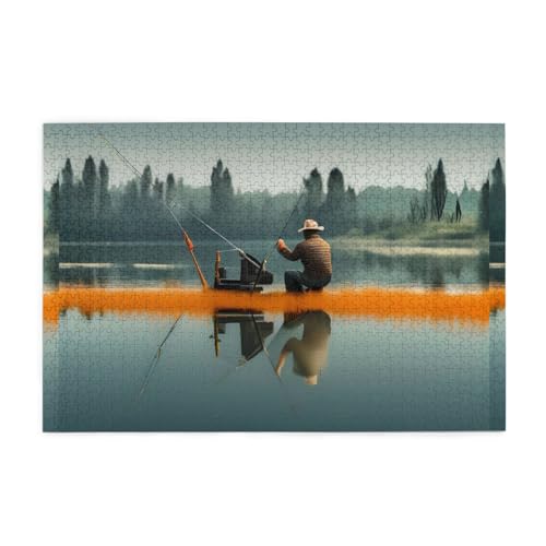 Puzzles1000 Teile Whjdpp Angeln See Fischer Bild Pädagogische Intellektuelle Holzpuzzles Lustige Puzzles Stressabbau Spiel Puzzles1000 Teile Whjdpp Angeln See Fischer Bild Pädagogische Intellektuelle Holzpuzzles Lustige Puzzles Stressabbau Spiel von Whjdpp