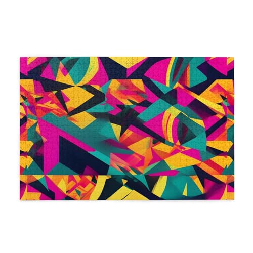 Puzzles1000 Teile Whjdpp Bunte Muster Bild Pädagogische Intellektuelle Holzpuzzles, lustige Puzzles, Stressabbau-Spiel Puzzles1000 Teile Whjdpp Bunte Muster Bild Pädagogische Intellektuelle Holzpuzzles, lustige Puzzles, Stressabbau-Spiel von Whjdpp
