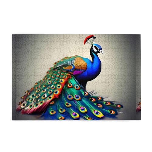 Puzzles1000 Teile Whjdpp Buntes Pfau-Bild, pädagogische intellektuelle Holzpuzzles, lustige Puzzles, Stressabbau-Spiel Puzzles1000 Teile Whjdpp Buntes Pfau-Bild, pädagogische intellektuelle Holzpuzzles, lustige Puzzles, Stressabbau-Spiel von Whjdpp