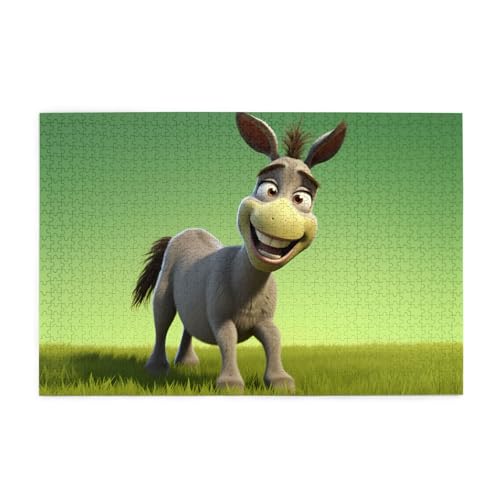 Puzzles1000 Teile Whjdpp Cartoon Esel -Ar Bild Pädagogische Intellektuelle Holzpuzzles Lustige Puzzles Stressabbau Spiel Puzzles1000 Teile Whjdpp Cartoon Esel -Ar Bild Pädagogische Intellektuelle Holzpuzzles Lustige Puzzles Stressabbau Spiel von Whjdpp