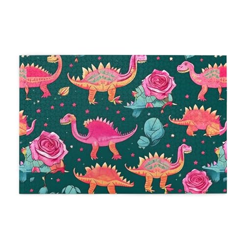 Puzzles1000 Teile Whjdpp Dinosaurier Rosen Bild Pädagogische Intellektuelle Holzpuzzles Lustige Puzzles Stressabbau Spiel Puzzles1000 Teile Whjdpp Dinosaurier Rosen Bild Pädagogische Intellektuelle Holzpuzzles Lustige Puzzles Stressabbau Spiel von Whjdpp
