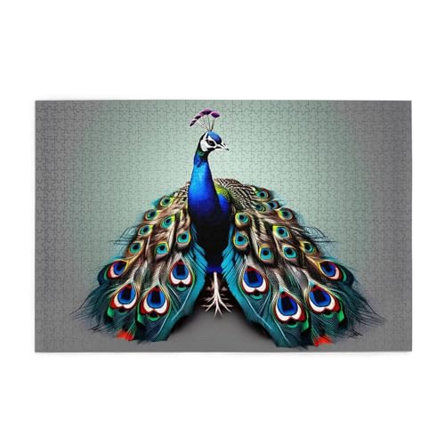 Puzzles1000 Teile Whjdpp Farbiges Pfau-Bild, pädagogisches Intellektuelles Holzpuzzles, lustige Puzzles, Stressabbau-Spiel Puzzles1000 Teile Whjdpp Farbiges Pfau-Bild, pädagogisches Intellektuelles Holzpuzzles, lustige Puzzles, Stressabbau-Spiel von Whjdpp