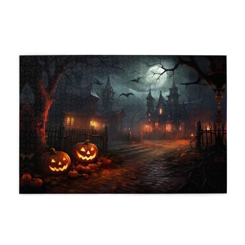 Puzzles1000 Teile Whjdpp Halloween-Horror-Bild, pädagogische intellektuelle Holzpuzzles, lustige Puzzles, Stressabbau-Spiel Puzzles1000 Teile Whjdpp Halloween-Horror-Bild, pädagogische intellektuelle Holzpuzzles, lustige Puzzles, Stressabbau-Spiel von Whjdpp