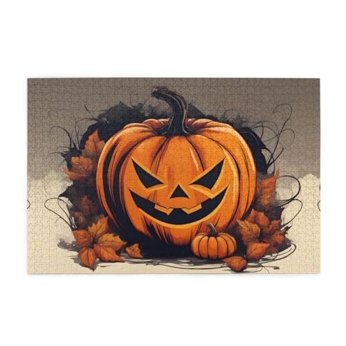 Puzzles1000 Teile Whjdpp Kürbis Halloween-Bild, pädagogische intellektuelle Holzpuzzles, lustige Puzzles, Stressabbau-Spiel Puzzles1000 Teile Whjdpp Kürbis Halloween-Bild, pädagogische intellektuelle Holzpuzzles, lustige Puzzles, Stressabbau-Spiel von Whjdpp