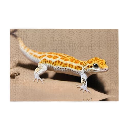 Puzzles1000 Teile Whjdpp Sand Leopard Gecko Bild Pädagogische Intellektuelle Holzpuzzles Lustige Puzzles Stressabbau-Spiel Puzzles1000 Teile Whjdpp Sand Leopard Gecko Bild Pädagogische Intellektuelle Holzpuzzles Lustige Puzzles Stressabbau-Spiel von Whjdpp