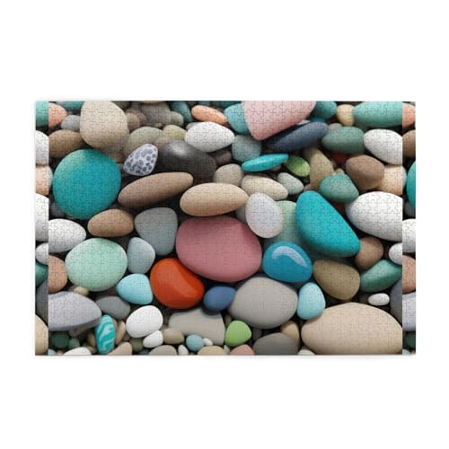 Puzzles1000 Teile Whjdpp Strand Farbige Kieselsteine Bild pädagogische intellektuelle Holzpuzzles, lustige Puzzles, Stressabbau-Spiel Puzzles1000 Teile Whjdpp Strand Farbige Kieselsteine Bild pädagogische intellektuelle Holzpuzzles, lustige Puzzles, Stressabbau-Spiel von Whjdpp