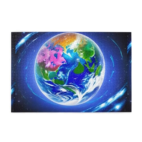Puzzles1000 Teile Whjdpp buntes blaues Marmorbild pädagogisches intellektuelles Holzpuzzles, lustige Puzzles, Stressabbau-Spiel Puzzles1000 Teile Whjdpp buntes blaues Marmorbild pädagogisches intellektuelles Holzpuzzles, lustige Puzzles, Stressabbau-Spiel von Whjdpp
