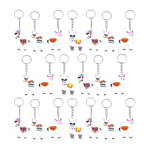 Whltzf 20 Stück Alpakas Schlüsselanhänger Cartoon PVC Soft Bag Charm Anhänger Geeignet für Schule Karneval Belohnungen und Party Favor Alpakas Halter Whltzf 20 Stück Alpakas Schlüsselanhänger Cartoon PVC Soft Bag Charm Anhänger Geeignet für Schule Karneval Belohnungen und Party Favor Alpakas Halter von Whltzf
