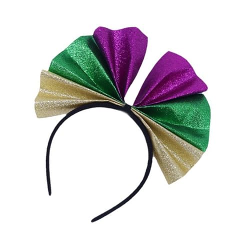 Whltzf Bequemes Karnevals-Stirnband in modischen Farben, Kopfschmuck, Festival-Haarband, Kostüm, Kopfbedeckung für Party-Enthusiasten, Party-Kostüm, Kopfbedeckung von Whltzf