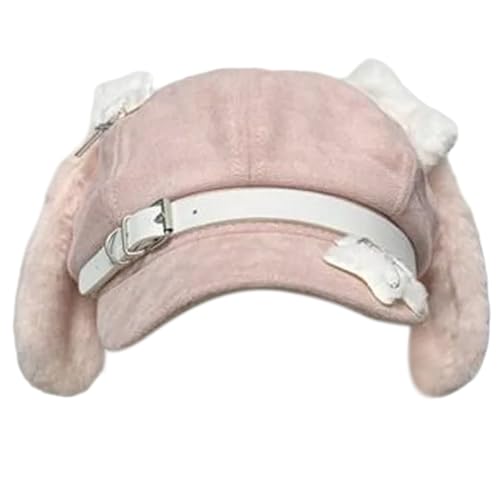 Whltzf Einzigartige Plüsch-Mütze für Damen, schöne Ohren, Hüte, Mädchen, Party, Cosplay, Hüte für Musikliebhaber und Darsteller, lässige Ausflüge von Whltzf