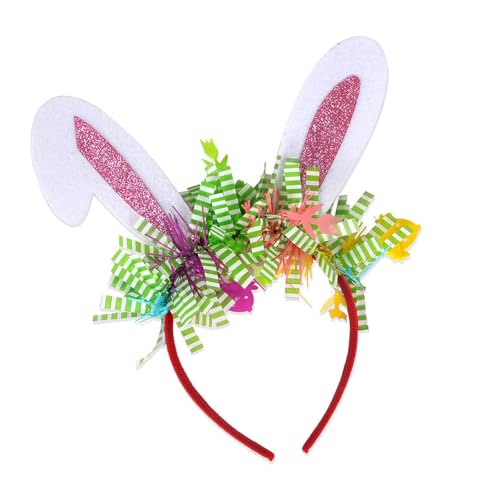 Whltzf Entzückendes Haarband mit Cartoon-Kaninchen, auffälliger Kopfschmuck für Halloween, Cosplay, Rollenspiele, Ostern, Feiern, Dekorationen Whltzf Entzückendes Haarband mit Cartoon-Kaninchen, auffälliger Kopfschmuck für Halloween, Cosplay, Rollenspiele, Ostern, Feiern, Dekorationen von Whltzf