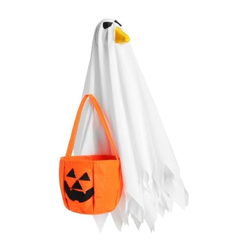 Whltzf Halloween-Kostüm, Gänse-Kostüm, Polyester-Stoff, Kleidung mit Kürbismuster, Outdoor-Statue für saisonale Displays, Festival, Gänse-Kleidung Whltzf Halloween-Kostüm, Gänse-Kostüm, Polyester-Stoff, Kleidung mit Kürbismuster, Outdoor-Statue für saisonale Displays, Festival, Gänse-Kleidung von Whltzf