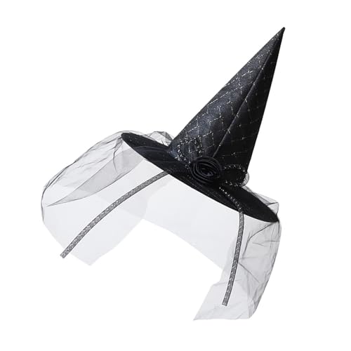 Whltzf Halloween Party Hexenhüte Schleier Blume Spitzkappen Cosplay Zubehör Einzigartige Hexenhut Cosplay Zubehör Halloween Party Zubehör Whltzf Halloween Party Hexenhüte Schleier Blume Spitzkappen Cosplay Zubehör Einzigartige Hexenhut Cosplay Zubehör Halloween Party Zubehör von Whltzf