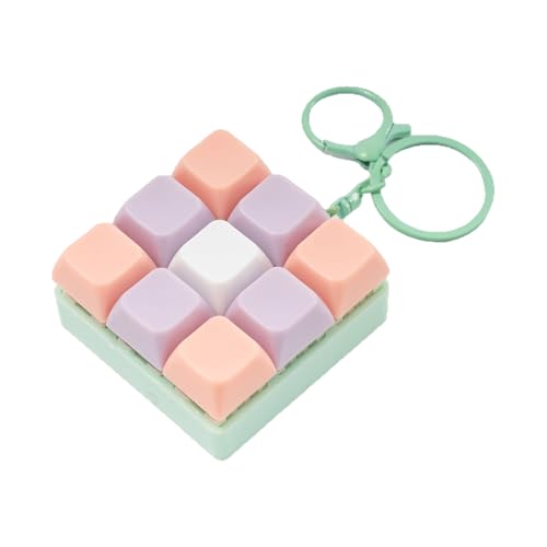 Whltzf Klicken Sie Auf 9 Keychain Tragbare Schreibtischspielzeug Mit Feedbacks Mit Feedbacks Ruhige Stressablastung Für Sorgfältige Erleichterung Und Konzentrat Stressabbauklicky Keychain von Whltzf