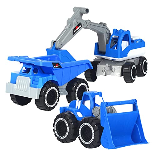 3 Stück tragbarer Bagger LKW Spielzeug für Baufahrzeuge - Premium Bagger und Kippwagen Sandkastenspielzeug, keine Batterie erforderlich, Geschenk pe 3 Stück tragbarer Bagger LKW Spielzeug für Baufahrzeuge - Premium Bagger und Kippwagen Sandkastenspielzeug, keine Batterie erforderlich, Geschenk pe von Whnbuij