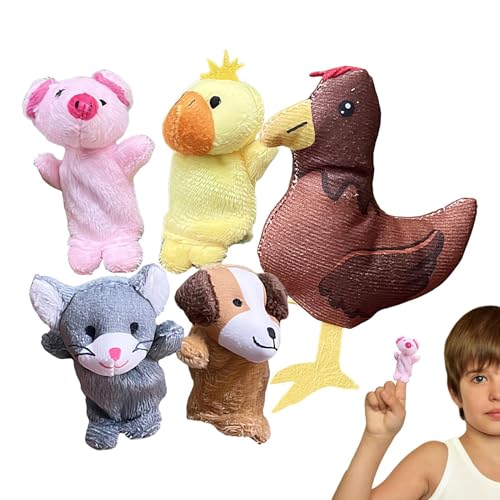 5 für Kinder, Fingerpuppe, Eierfüller | 5, Multicoly Finger Toy Osternkorb Füllung für Kinder, Schullohnparty für von Whnbuij