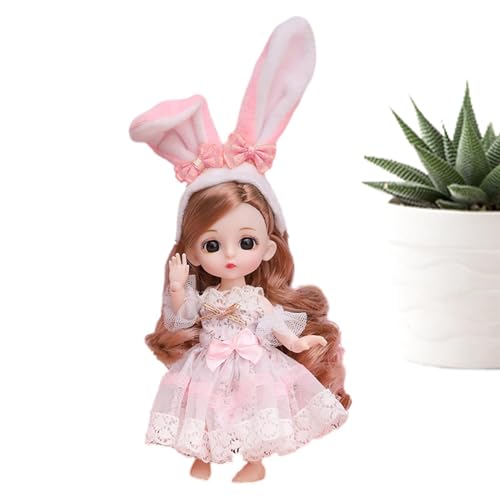 BJD Doll - 360-Grad-Drehpuppe mit Anime-Ball | Diary Queen Series 13 Gelenke Mobile BJD Doll, Princess Anime Reg Reput Reput Gift Anime Toys for Girls von Whnbuij