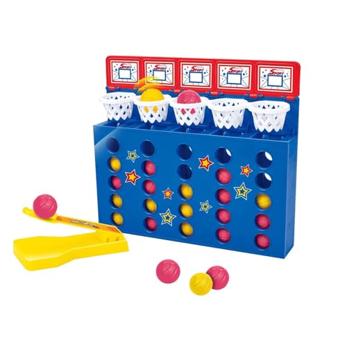 Basketballspaß Spiel - | 27 x 27 x 6 cm Mini Basketball Spielzeug Eltern - Kind interaktives Spiel, - interessantes Desktop-Basketballspiel Basketball-Set von Whnbuij