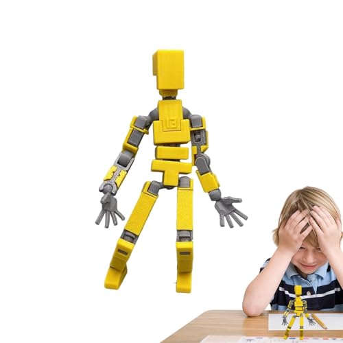 Bewegliches Modell - Bewegliches Modell mit mehreren Gelenken |. Mechanische gedruckte Figuren für Kinder |. Bunte Babypuppen für Zuhause, Kindergarten und Kindergarten, tragbares Spielzeug von Whnbuij