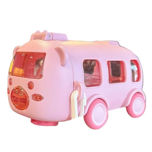 Bus Wasserbecher - Wasserflasche für Schulbus, kleine Tasse | 500ml auslaufsichere Busflasche mit Schultergurt, Trinkflasche für Kinder für Schulsport Camping Bus Wasserbecher - Wasserflasche für Schulbus, kleine Tasse | 500ml auslaufsichere Busflasche mit Schultergurt, Trinkflasche für Kinder für Schulsport Camping von Whnbuij
