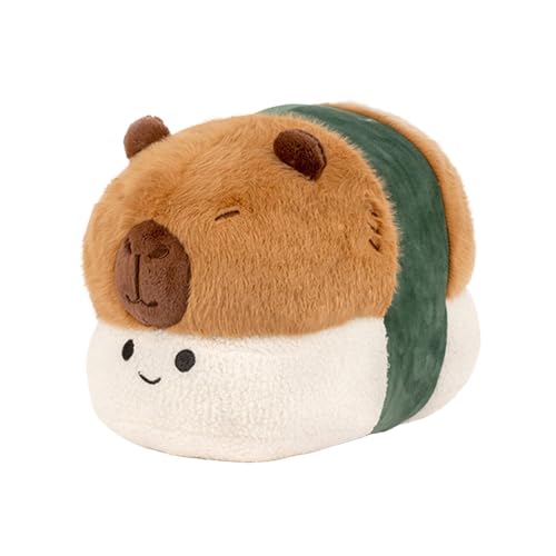 Capybara-Plüschtier, Cartoon-Plüschtier, Capybara-Plüschtier, Capybara-Plüschtier, Glückskissen, niedliche Capybara-Puppen im Sushi-Design, für Schlafzimmer, Heimdekoration, Begleiter Capybara-Plüschtier, Cartoon-Plüschtier, Capybara-Plüschtier, Capybara-Plüschtier, Glückskissen, niedliche Capybara-Puppen im Sushi-Design, für Schlafzimmer, Heimdekoration, Begleiter von Whnbuij