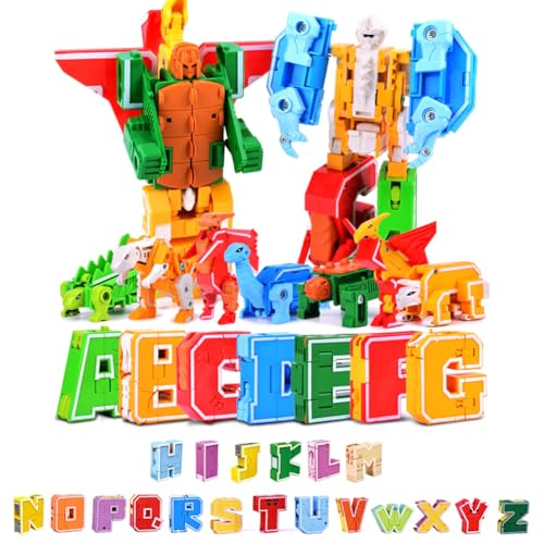 Deformationsspiele mit 26 Buchstaben - Alphabet Puzzlespielzeug, Buchstaben a di | Verwandeln Sie Alphabetblöcke zum Lernen, interaktives Spielzeug für Kinder zum Lernen von Whnbuij