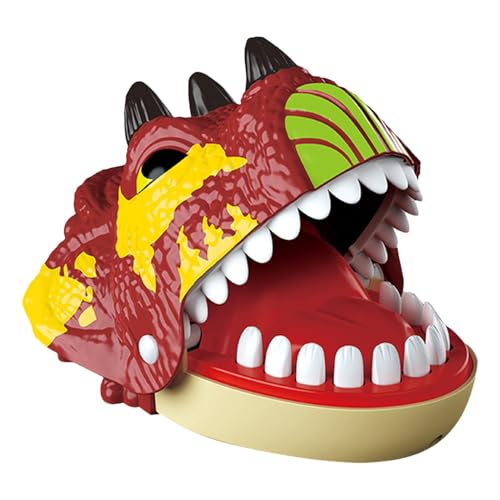 Dinosaurier-Zahnspielzeug-Set – lustiges Spielzeug zum Beißen von Händen und Fingern | Zahnarzt-Simulationsspiel für Kinder, zarte Dinosaurier-Bissaktion zur Verbesserung von Whnbuij